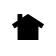 Nextdoor social icon in black